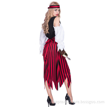 High Quality Cosplay Costume Pirate Clothes Lady